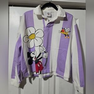 Disney Rugby Striped Long sleeve Top